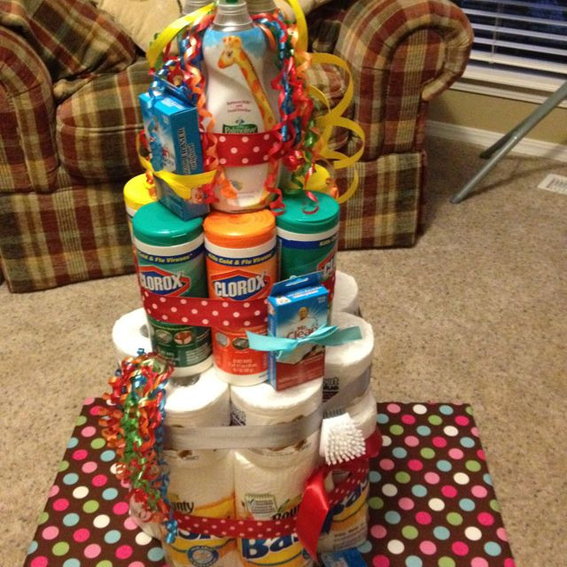 Daycare Christmas Gift Ideas
 Cleaning cake Made this for my daycare provider This is
