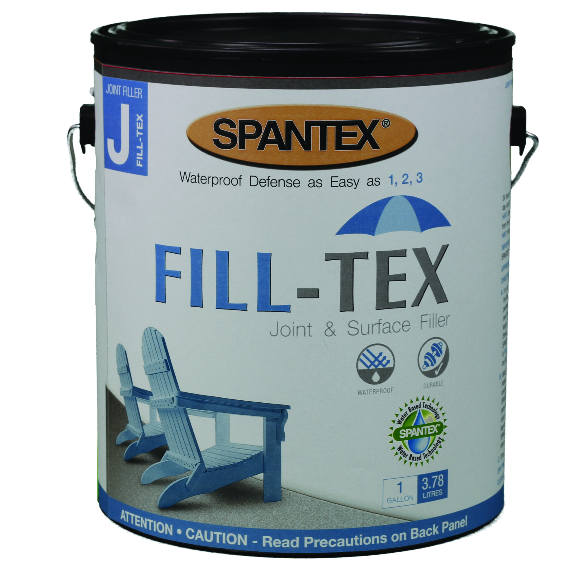 Deck Filler Paint
 Step J Fill Tex – Spantex – Waterproof Deck Coating