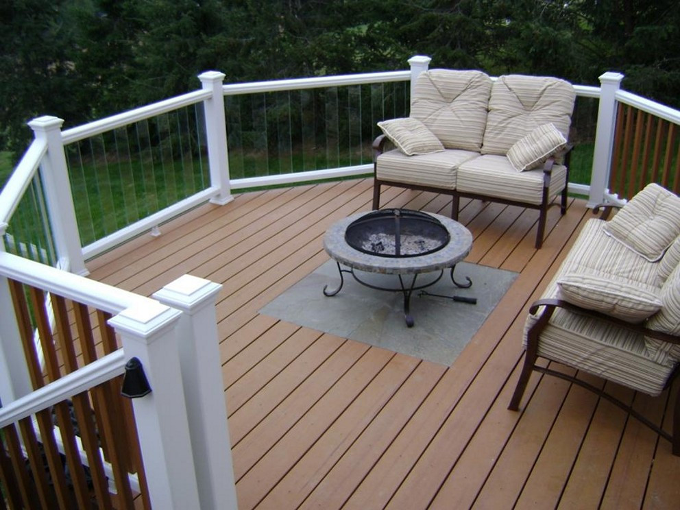 Deck With Fire Pit
 The Importance Fire Pit Mat For Wood Deck Ideas Fire