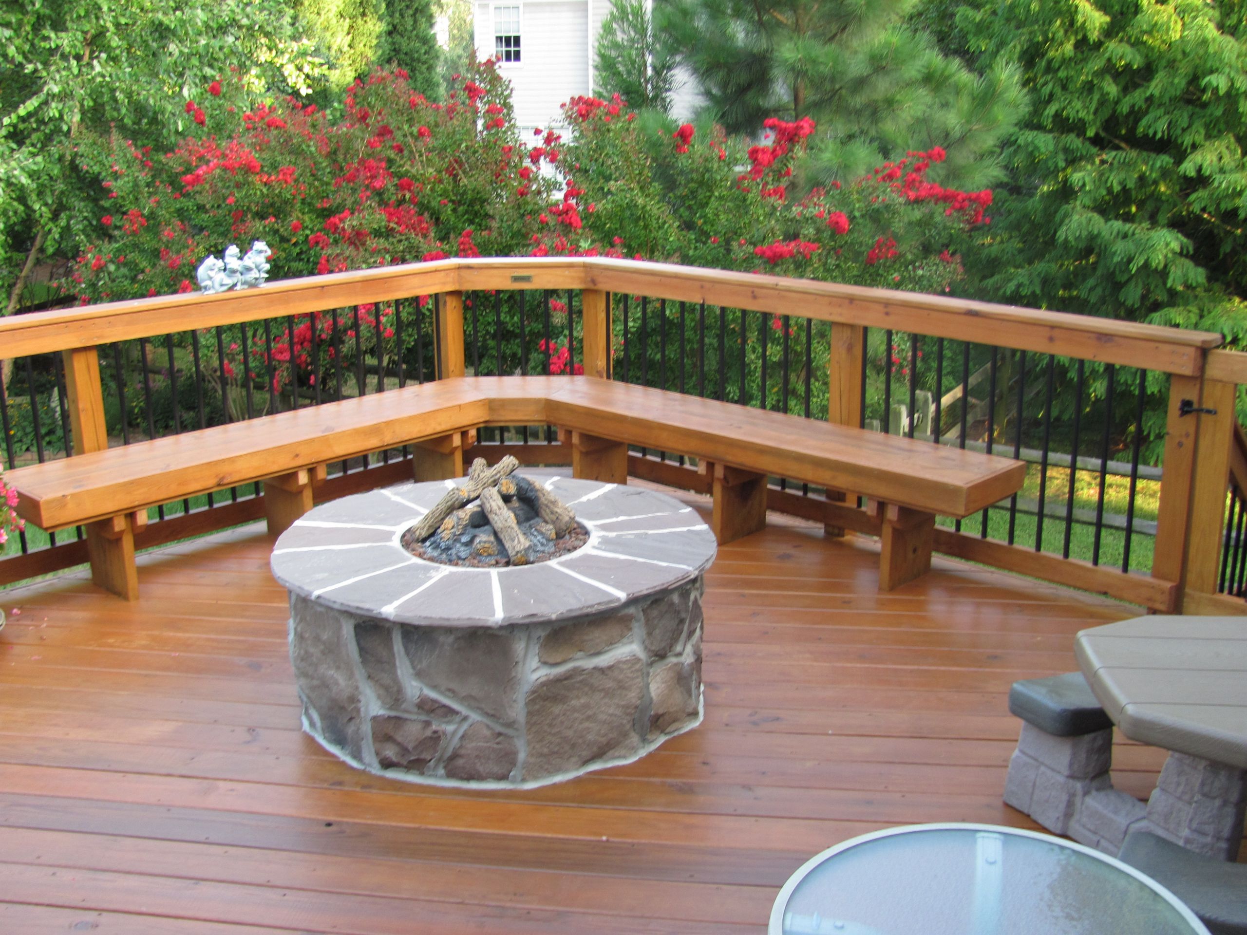 Deck With Fire Pit
 Archadeck of Charlotte