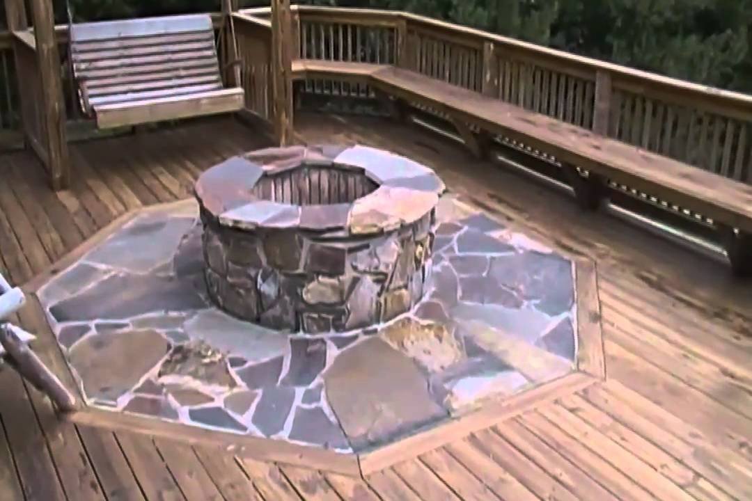 Deck With Fire Pit
 Building a Fire Pit on a Deck