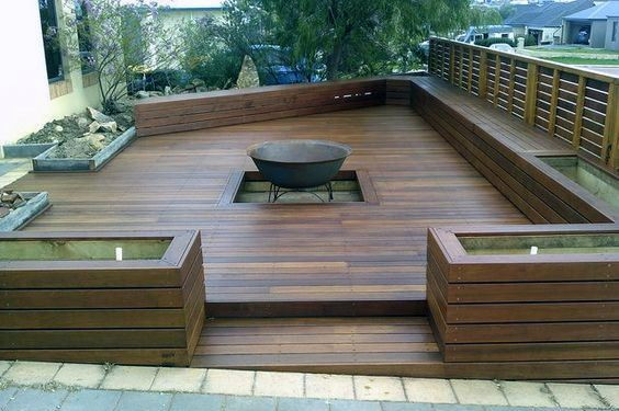 Deck With Fire Pit
 Top 50 Best Deck Fire Pit Ideas Wood Safe Designs