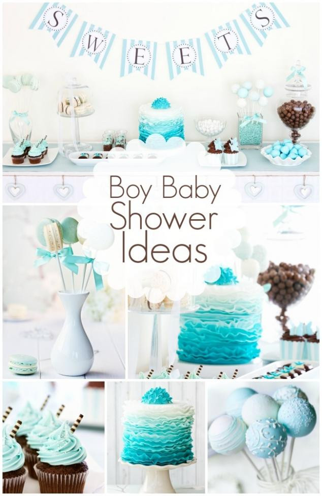 Decor For Baby Shower Boy
 20 Boy Baby Shower Decoration Ideas Spaceships and Laser