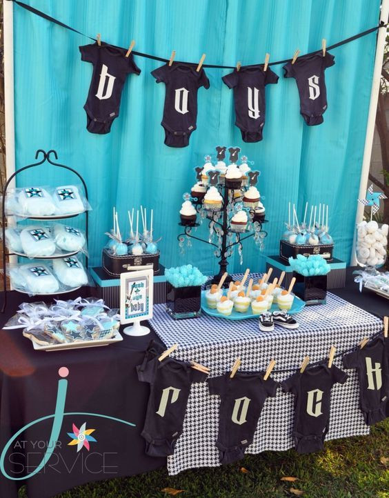 Decor For Baby Shower Boy
 35 Boy Baby Shower Decorations That Are Worth Trying
