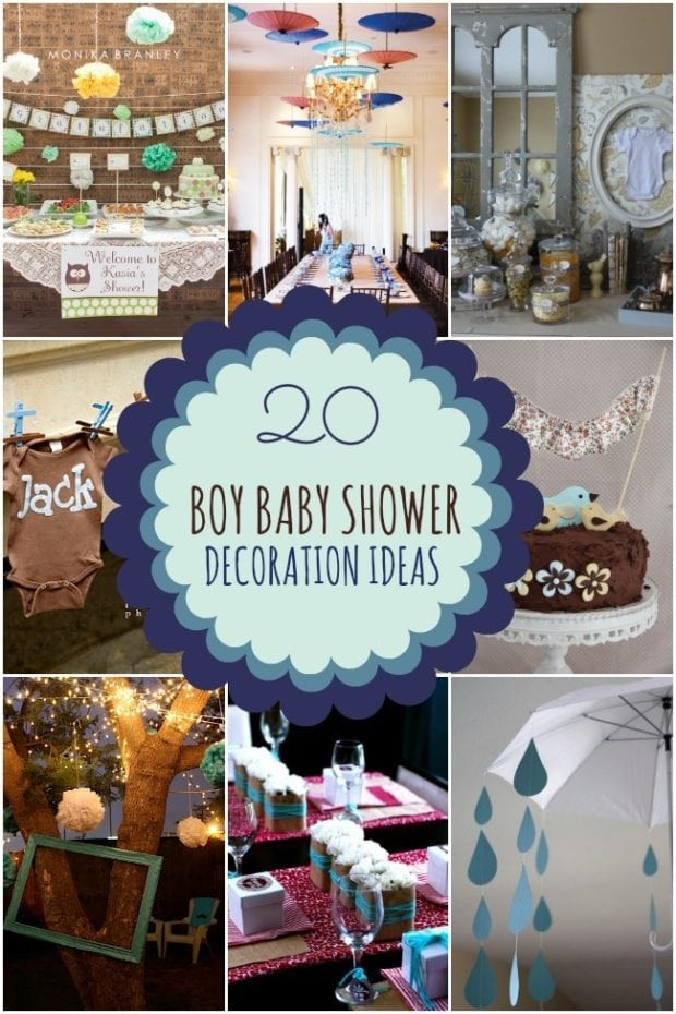 Decor For Baby Shower Boy
 20 Boy Baby Shower Decoration Ideas