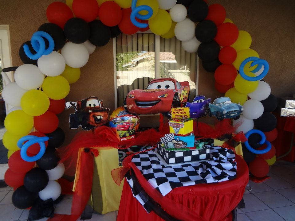 Decorate Car For Birthday
 Cars Theme Party Decoration in 2019