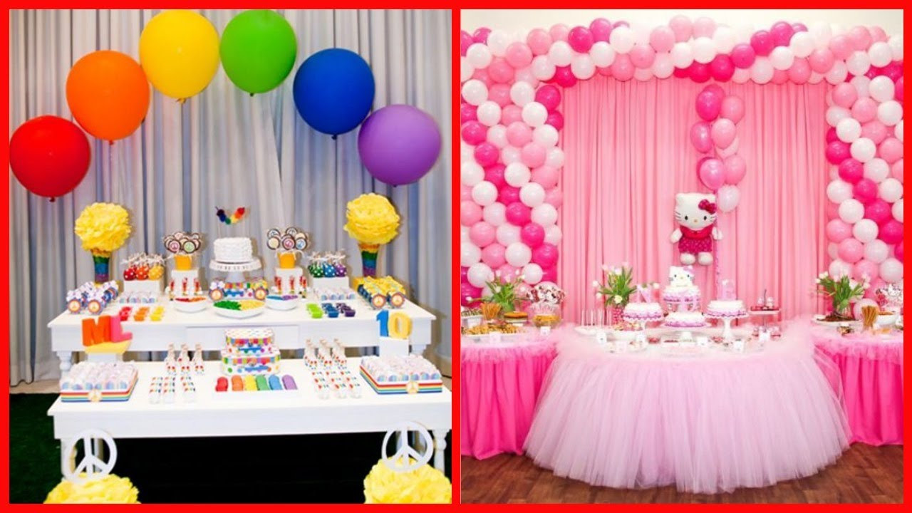 Decorating Ideas For Birthday Party
 Beautiful Birthday Decoration Ideas Awesome