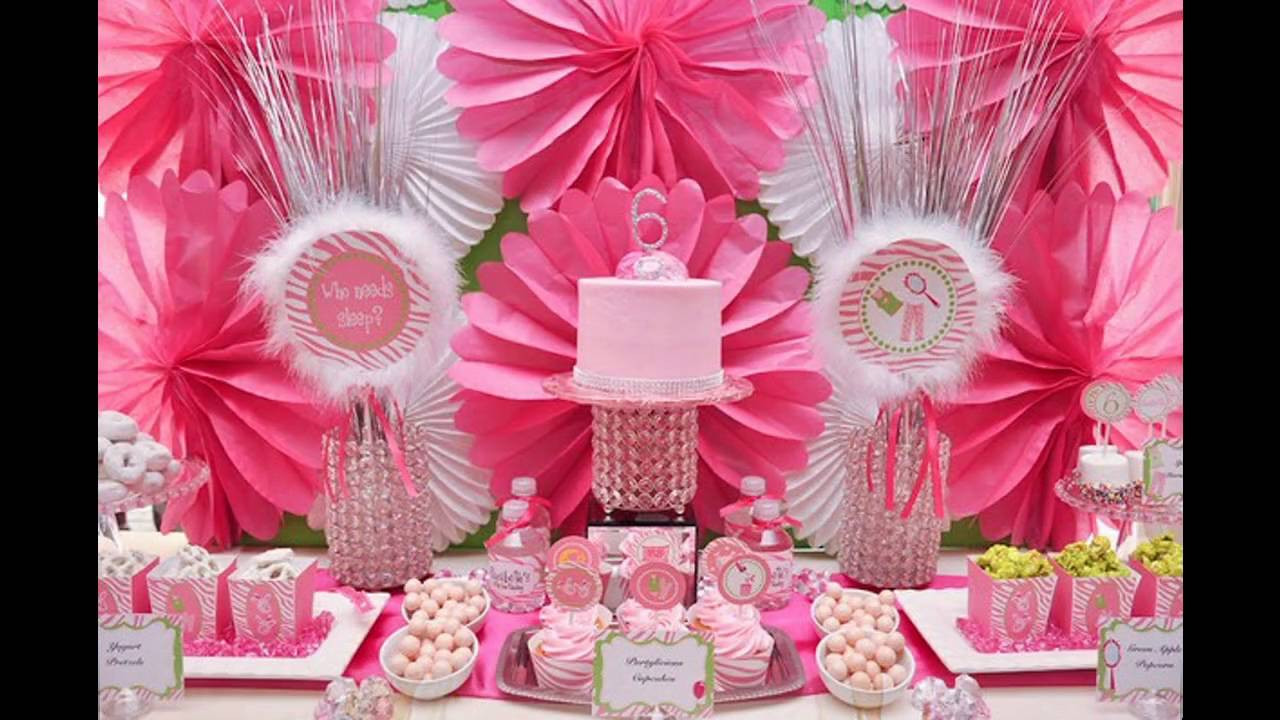 Decorating Ideas For Birthday Party
 Cute Princess themed birthday party decorating ideas