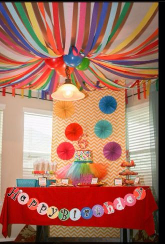 Decoration Birthday Party
 Carnival Theme Party