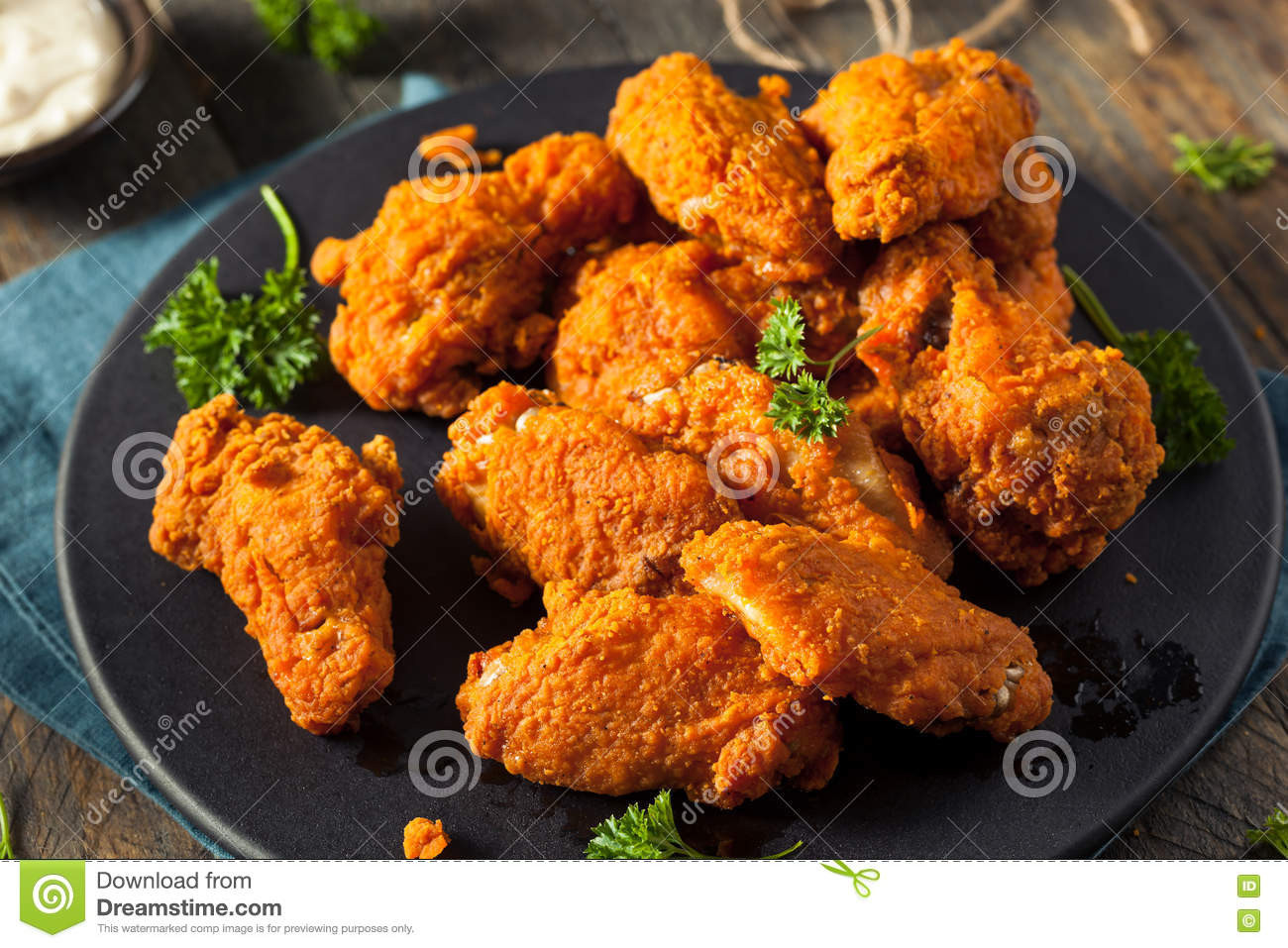 Deep Fried Breaded Chicken
 Spicy Deep Fried Breaded Chicken Wings Stock Image Image