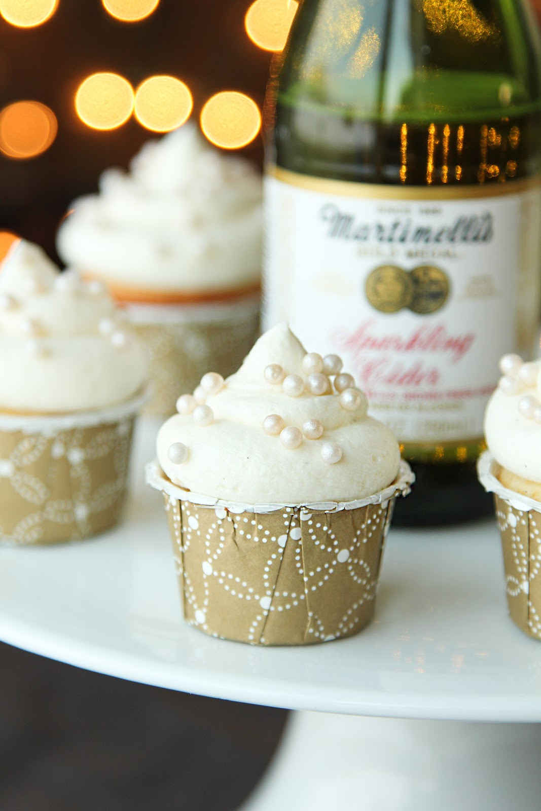 Desserts For New Year
 Mini Sparkling Cider Cupcakes Life Made Simple