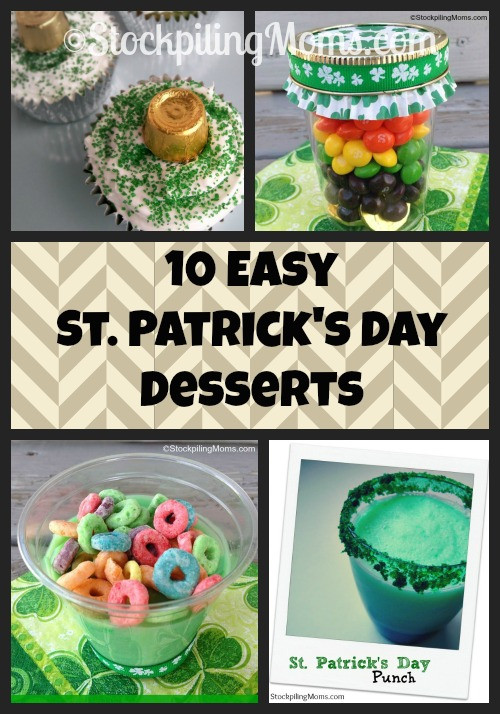 Desserts For St Patrick'S Day
 10 Easy St Patrick s Day Desserts STOCKPILING MOMS™