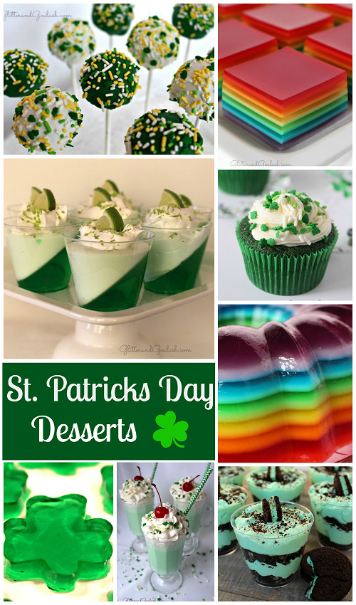 Desserts For St Patrick'S Day
 St Patrick s Day Desserts Glitter and Goulash