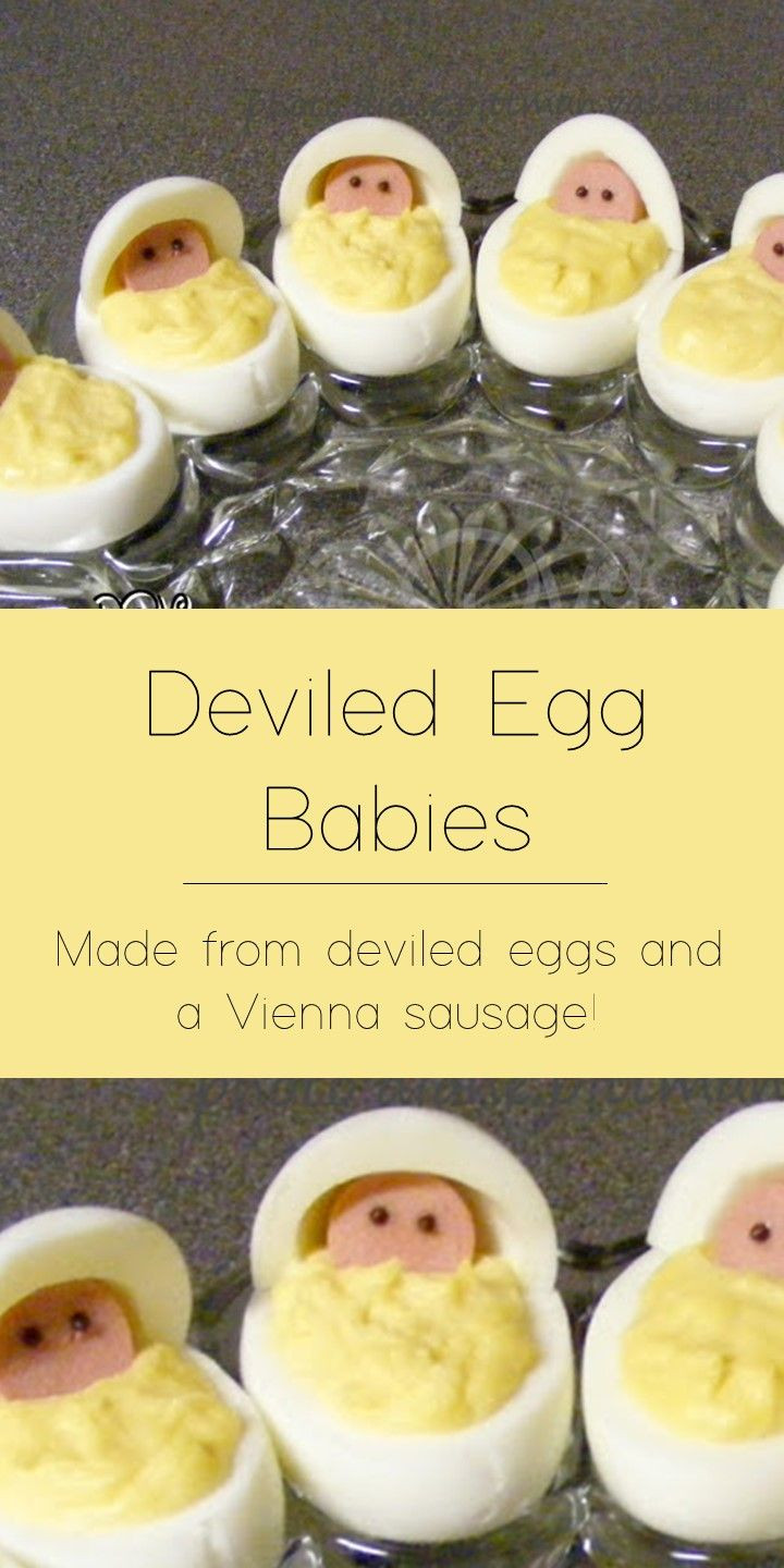 Deviled Eggs For Baby Shower
 Newborn Babies Deviled Eggs Baby Shower