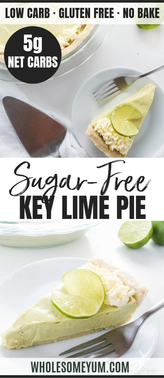 Diabetic Key Lime Pie
 Sugar Free Keto Low Carb Key Lime Pie Recipe