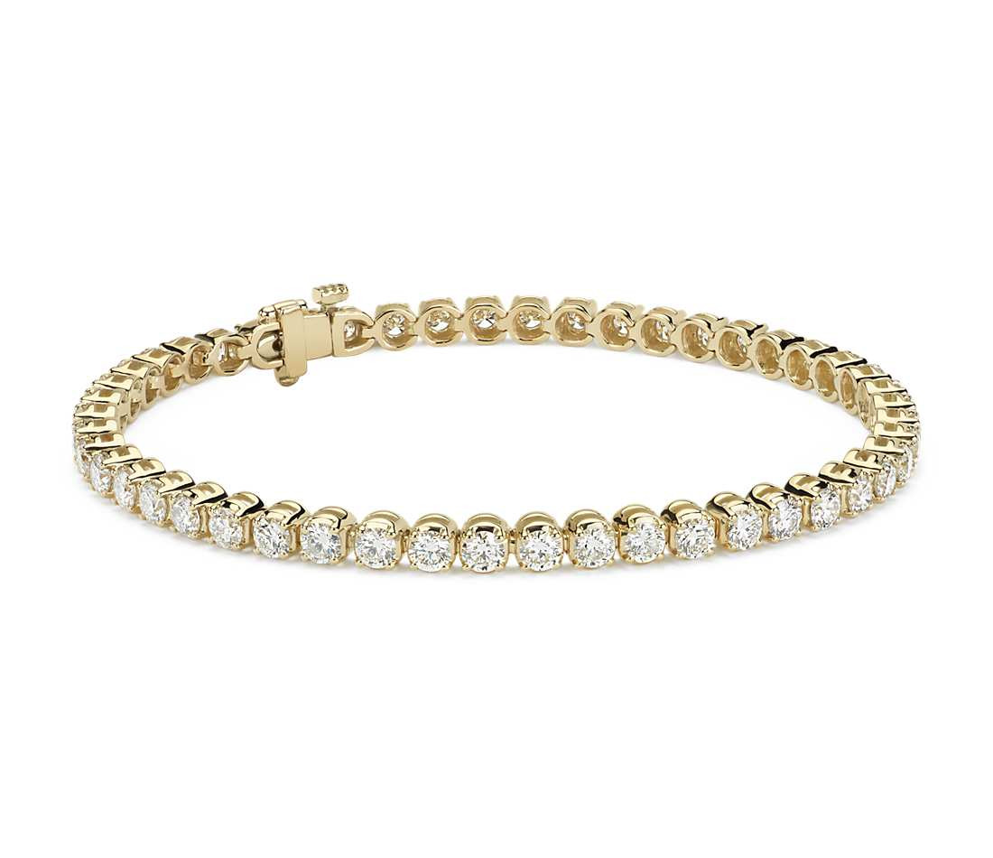 Diamond Tennis Bracelet
 Diamond Tennis Bracelet in 18k Yellow Gold 5 ct tw