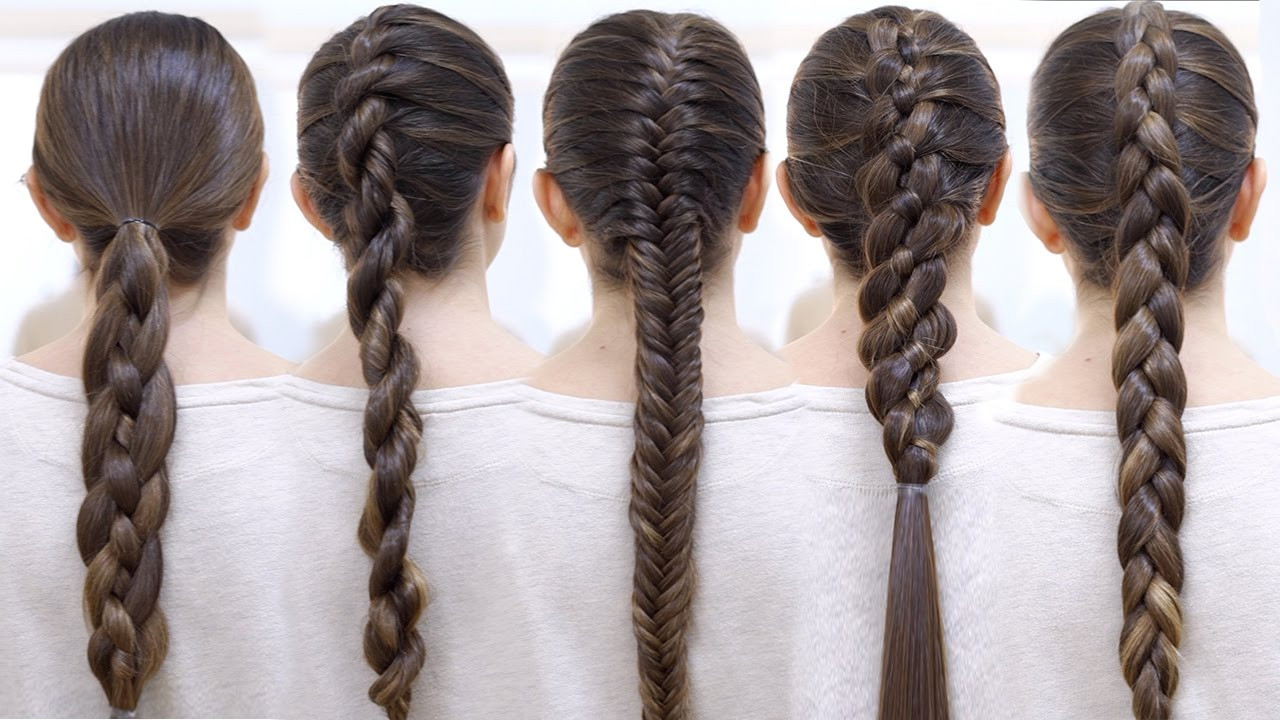 Different Easy Hairstyles
 How to braid your hair 6 Cute braid for beginners