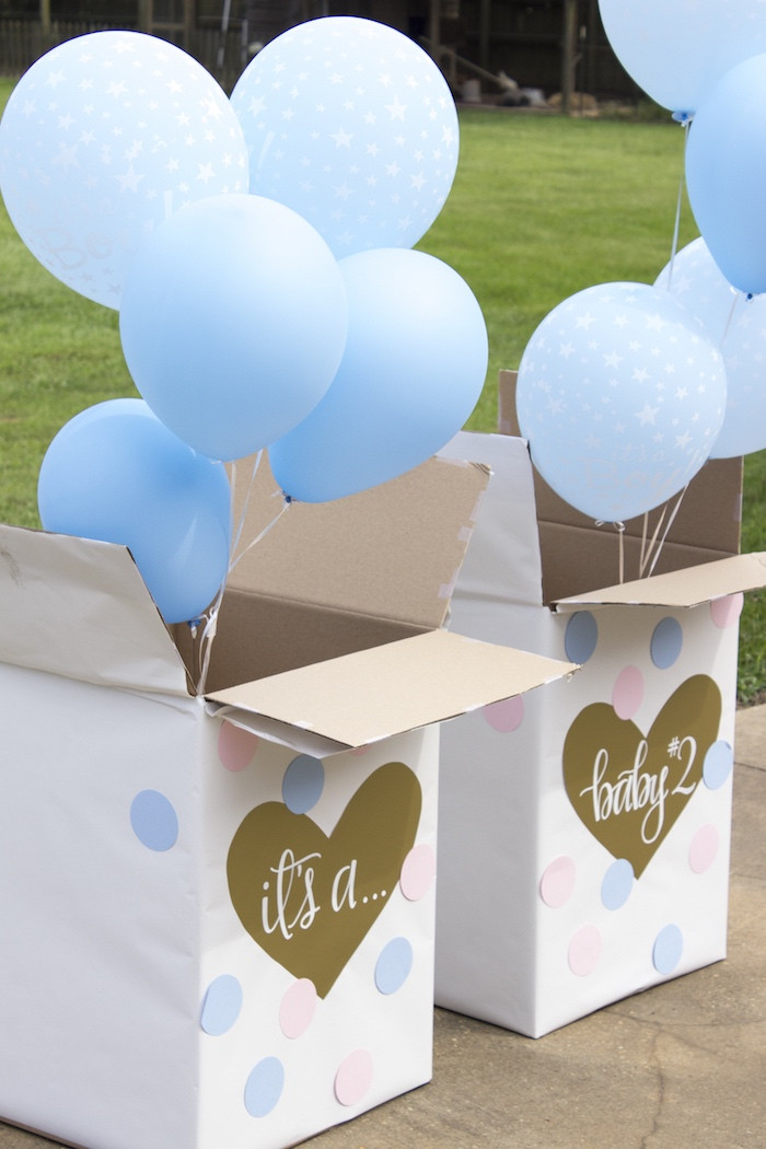 Different Ideas For A Gender Reveal Party
 Kara s Party Ideas Ice Cream Social Gender Reveal Party