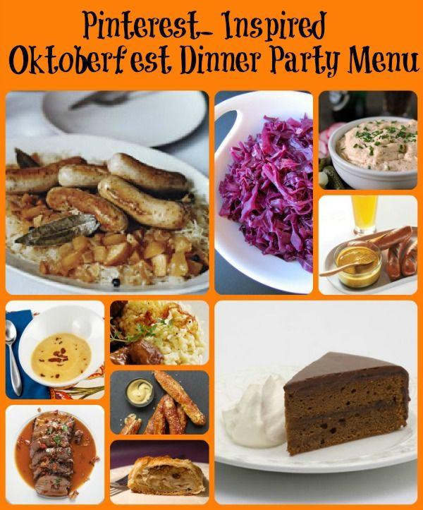 Dinner Party For 8 Menu Ideas
 1000 images about Oktoberfest Recipes on Pinterest