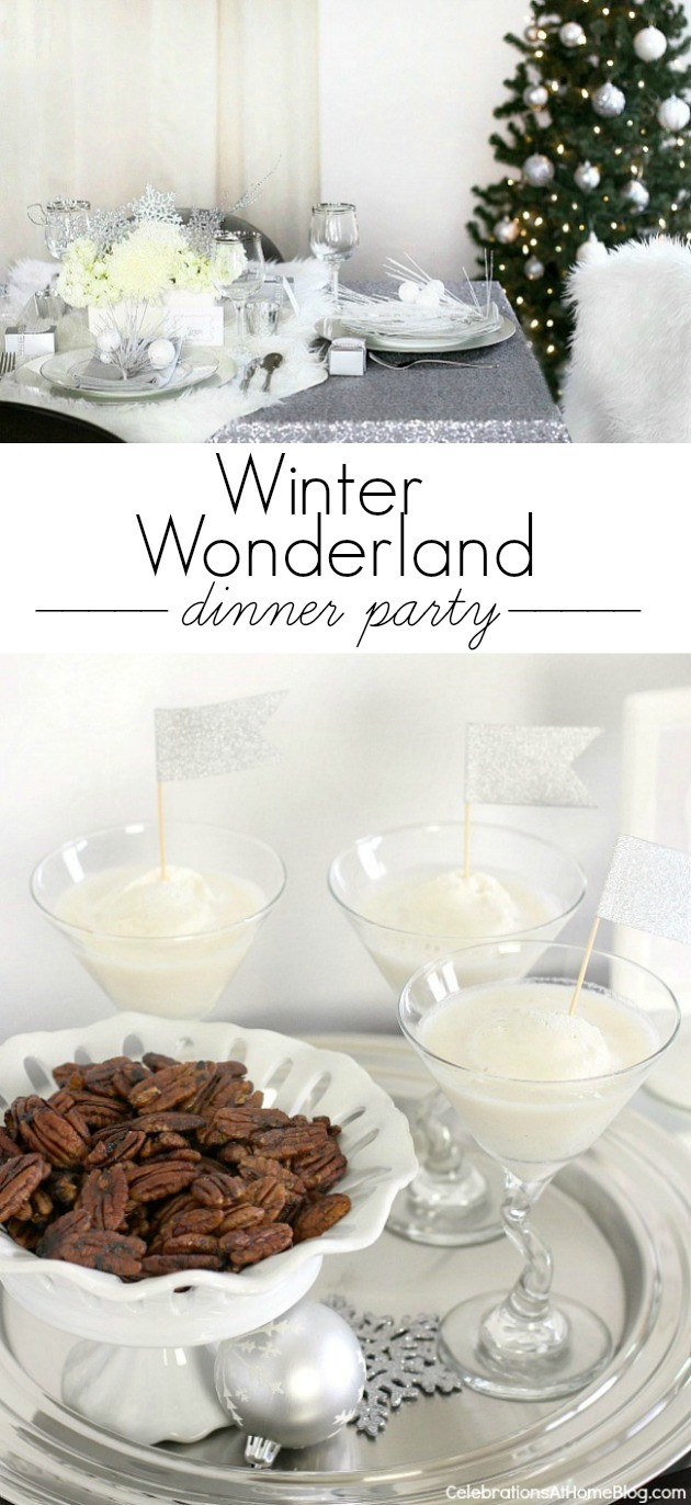 Dinner Party Ideas Pinterest
 Winter Wonderland Holiday Party Ideas Celebrations at Home