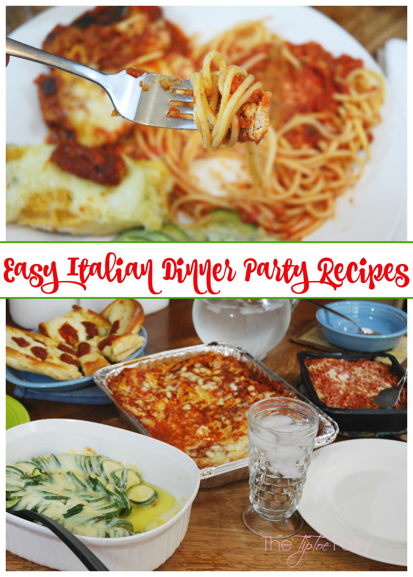 Dinner Party Menu Ideas For 12
 Italian Dinner Party Recipes