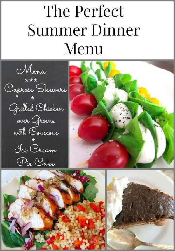 Dinner Party Menu Ideas For 6
 Healthy menu Dinner parties and Summer on Pinterest