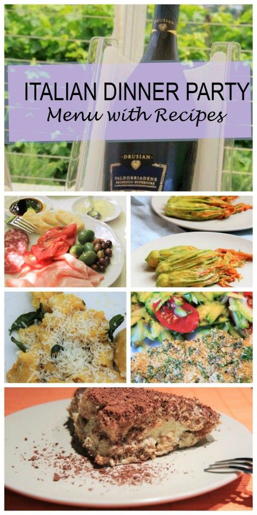 Dinner Party Menu Ideas For 6
 Italian Dinner Party Menu plete with Recipes for Easy