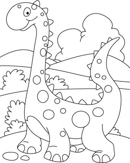 Dinosaur Coloring Pages For Toddlers
 Top 35 Free Printable Unique Dinosaur Coloring Pages