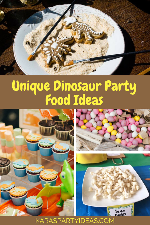 Dinosaur Food Ideas For Birthday Party
 Kara s Party Ideas Unique Dinosaur Party Food Ideas