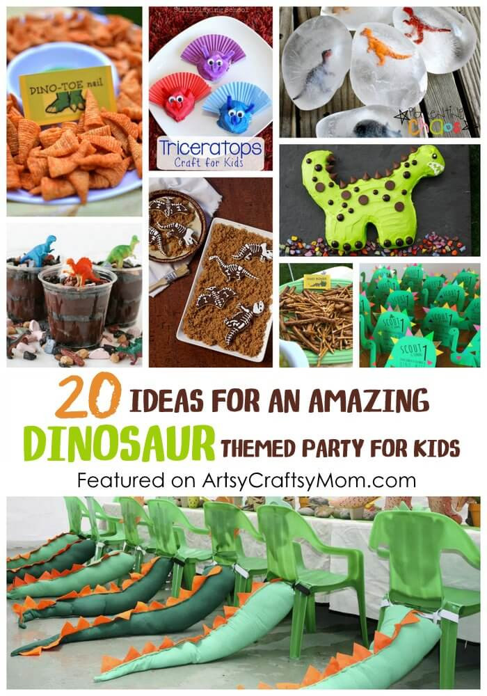 Dinosaur Kids Party
 20 Ideas For An Amazing Dinosaur Themed Party for kids