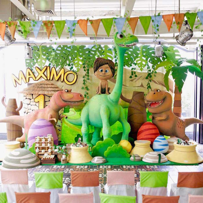 Dinosaur Kids Party
 Kara s Party Ideas The Good Dinosaur Birthday Party