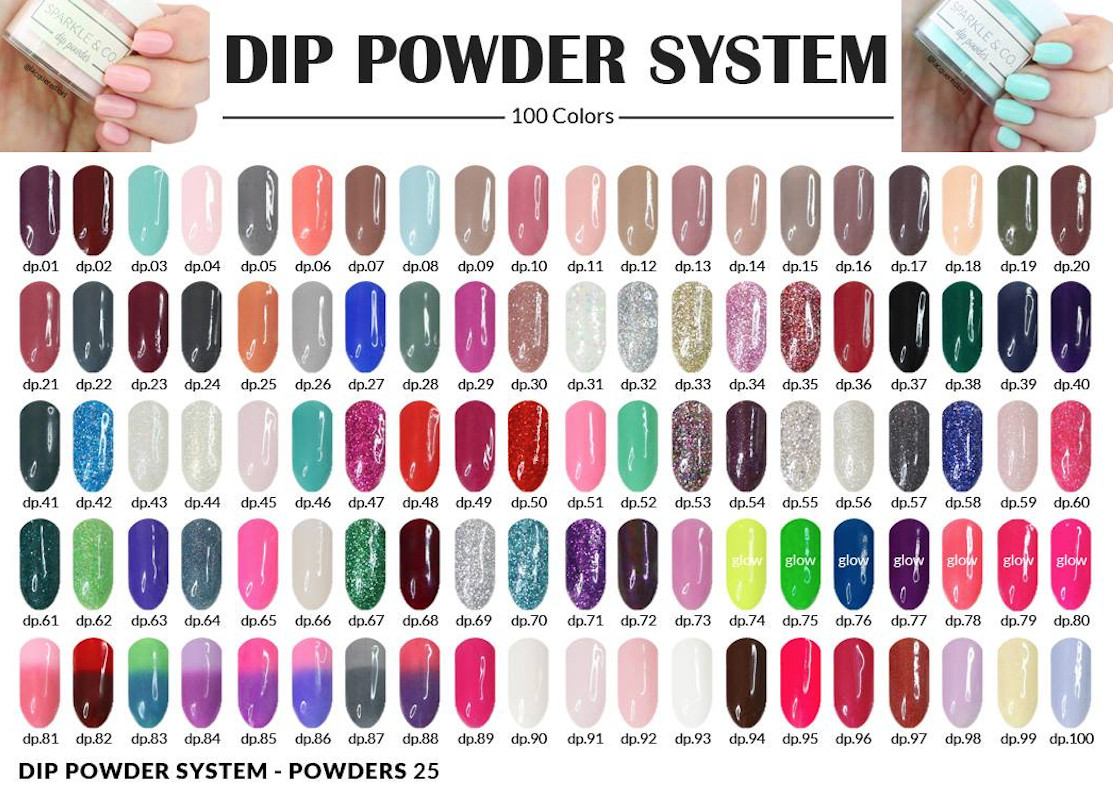 Dip Powder Nail Colors
 Basic 4 Piece Dip Powder Starter Kit Choose Color