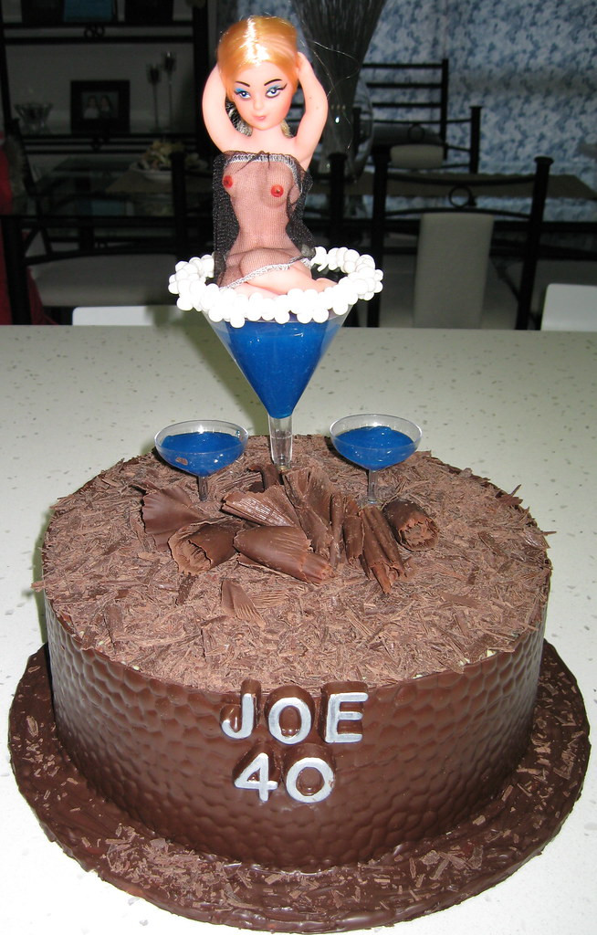 Dirty Birthday Cakes
 Joe s 40th Birthday Naughty cake