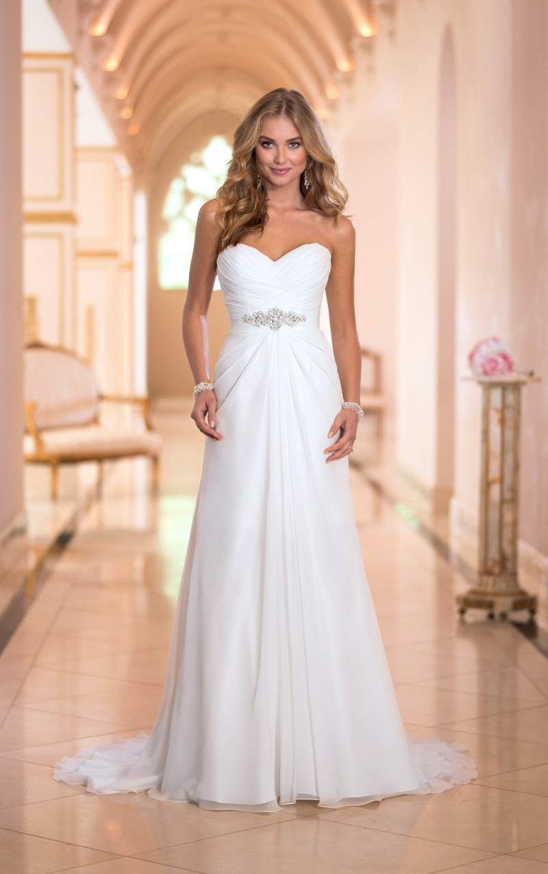 Discount Wedding Dress
 Vestido De Noiva 2015 Cheap Wedding Dress y Beach