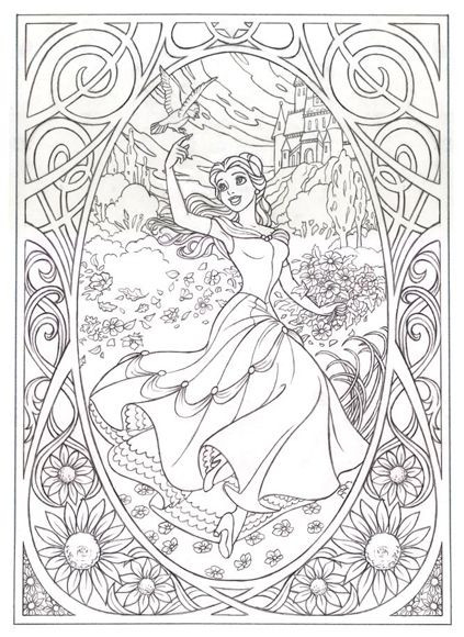 Disney Adult Coloring Book
 disney adult coloring pages