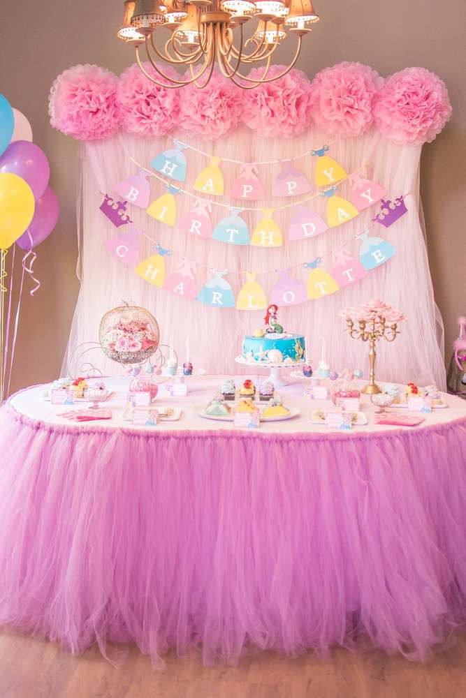 Disney Birthday Party Ideas
 Disney Princess Birthday Party Ideas