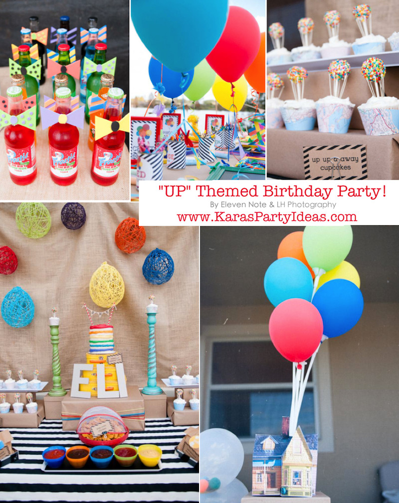 Disney Birthday Party Ideas
 Disney s "Up" Rainbow Balloon Boy Girl Birthday Party