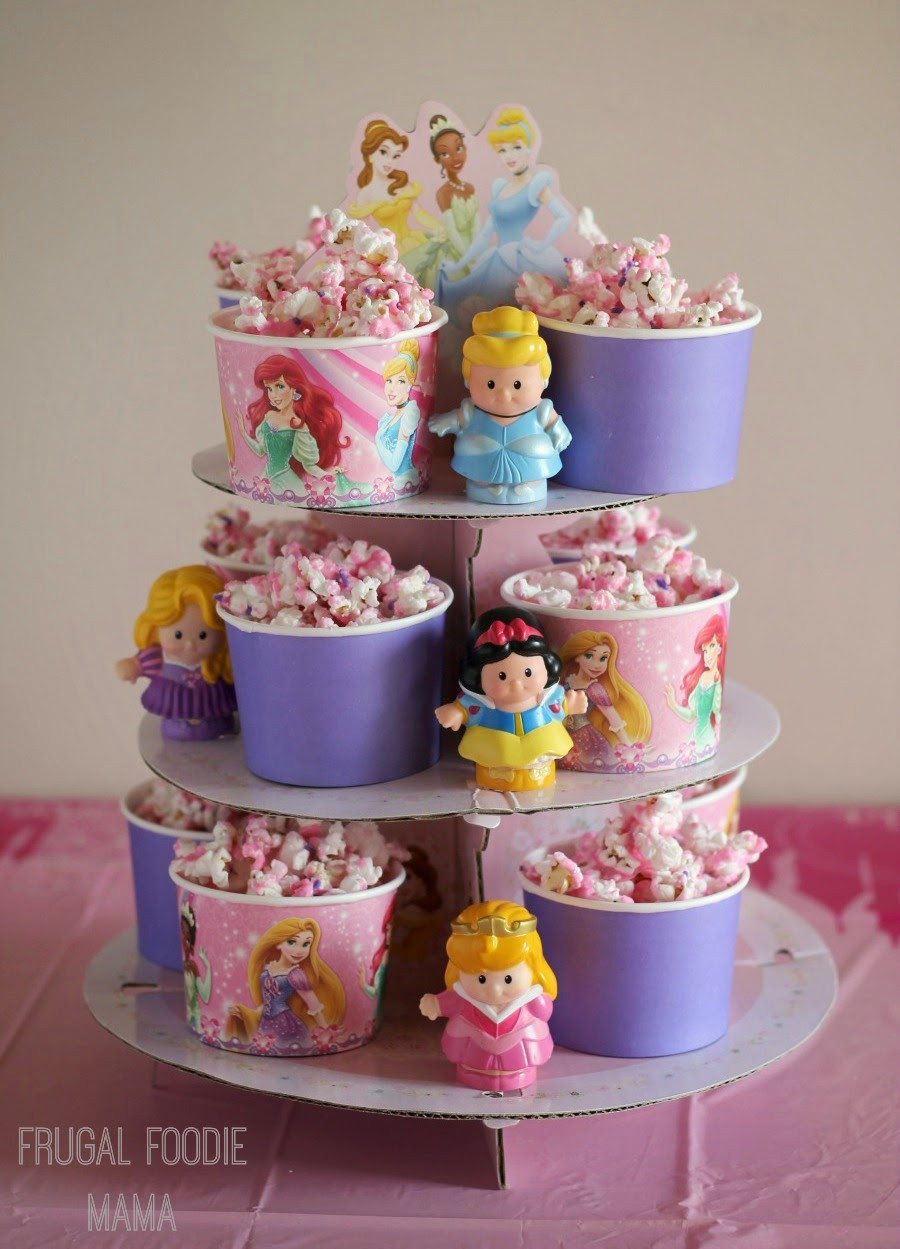 Disney Birthday Party Ideas
 Frugal Foo Mama Sparkling Princess Popcorn