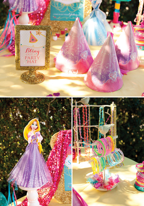 Disney Birthday Party Ideas
 Sparkly Disney Princess Dream Party Free Printables