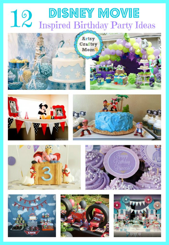 Disney Birthday Party Ideas
 12 Disney Movie Themed Birthday Party Ideas Artsy