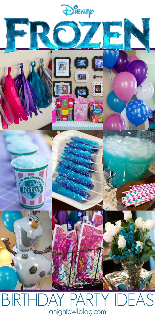 Disney Birthday Party Ideas
 Disney Frozen Birthday Party Ideas