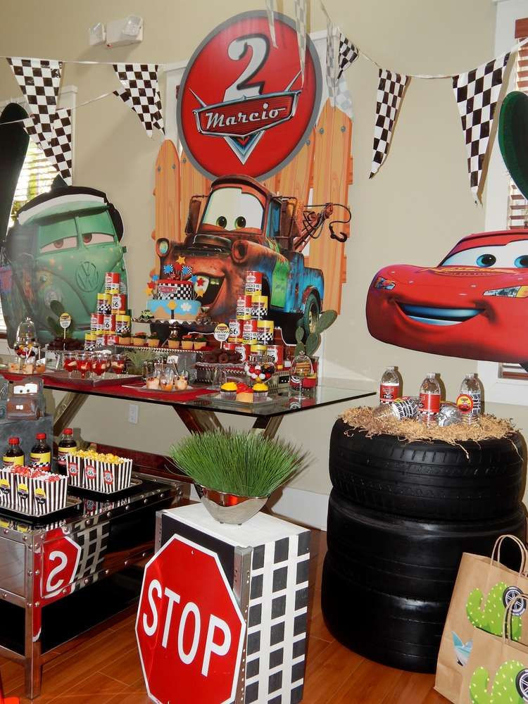 Disney Birthday Party Ideas
 Disney Pixar Car Theme Birthday Party Birthday Party Ideas