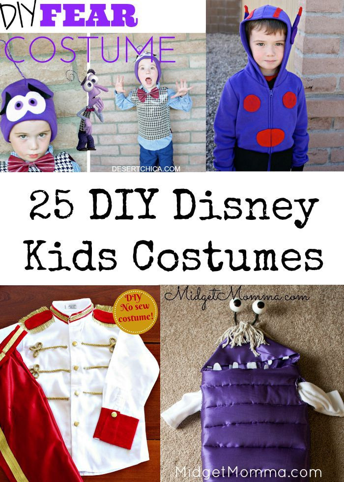 Disney Character Costume DIY
 DIY Kids Disney Costumes 25 Fairly simply DIY DIsney