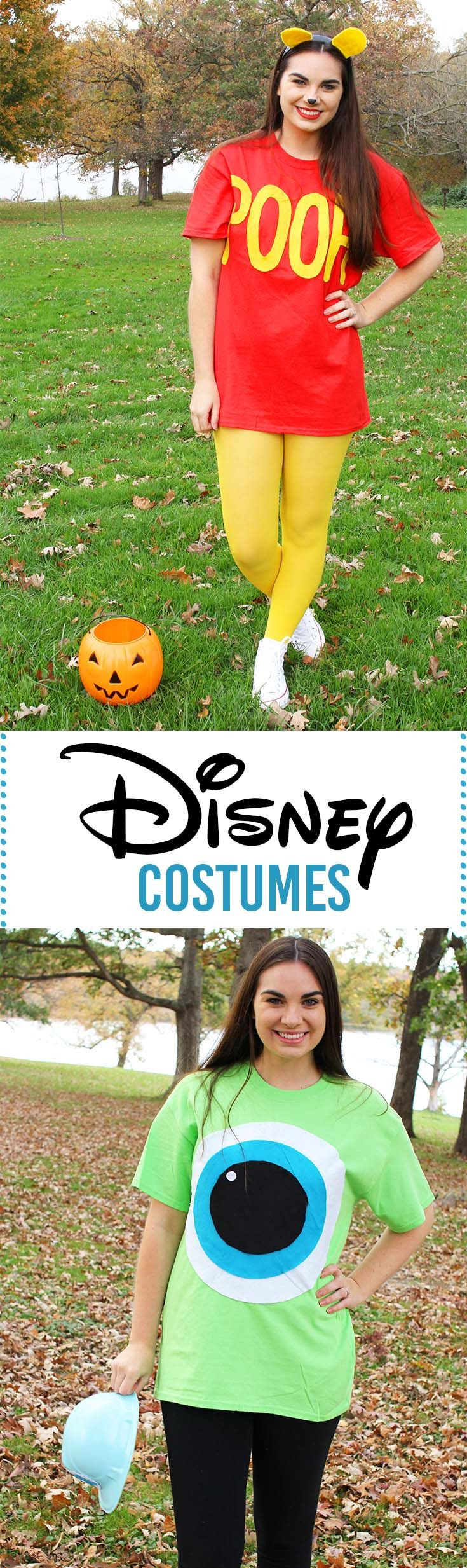 Disney Character Costume DIY
 DIY Last Minute Disney Halloween Costumes Super easy and