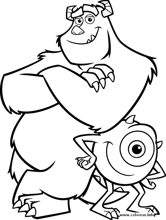 Disney Coloring Pages For Boys
 monster pictures for kids