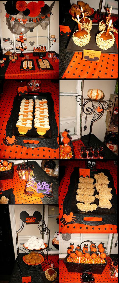 Disney Halloween Party Ideas
 Some great food ideas for a Mickey Mouse Halloween Party