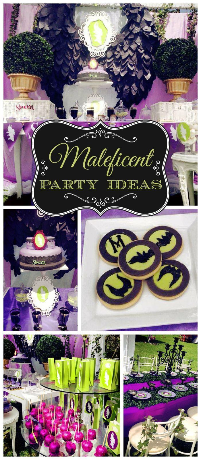 Disney Halloween Party Ideas
 Maleficent Birthday "Maleficent Party by Splash Party