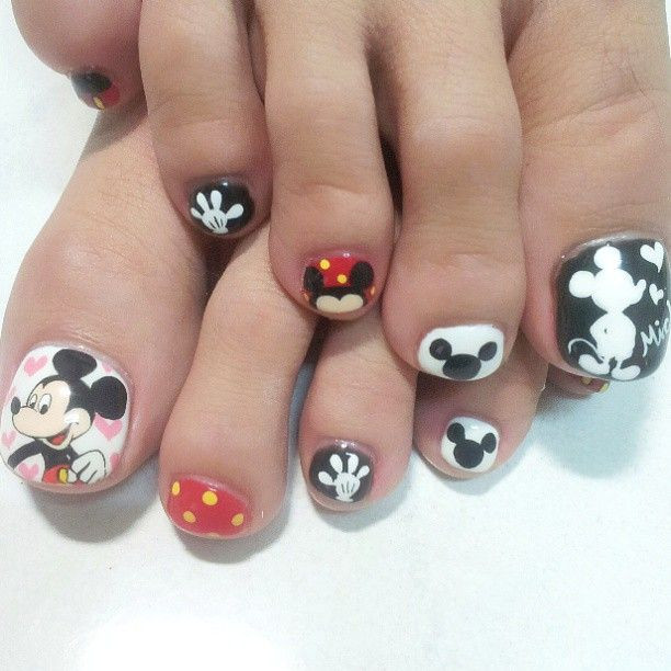 Disney Toe Nail Designs
 Disney Toe Nails