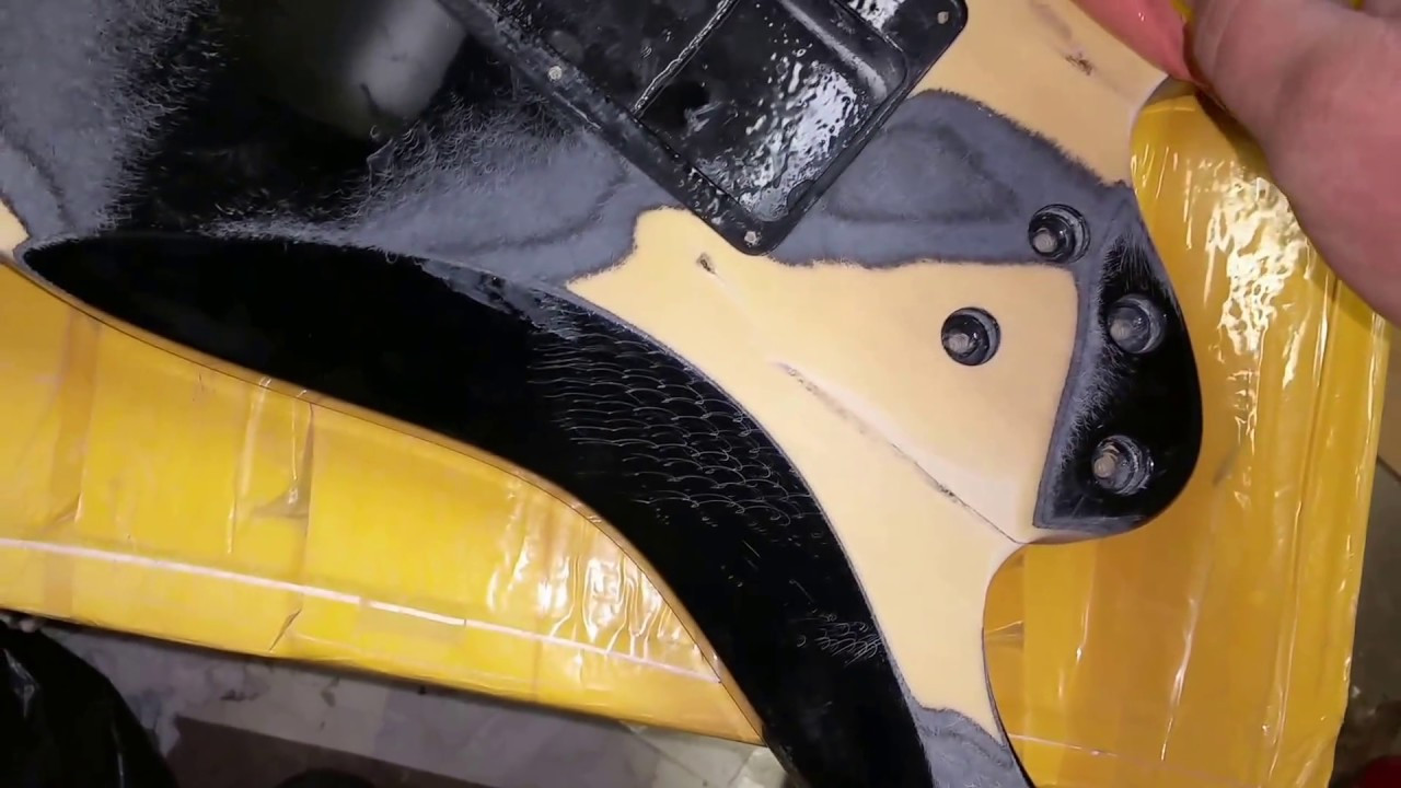 DIY Acoustic Guitar Crack Repair
 DIY Cracked repair in a guitar body 4