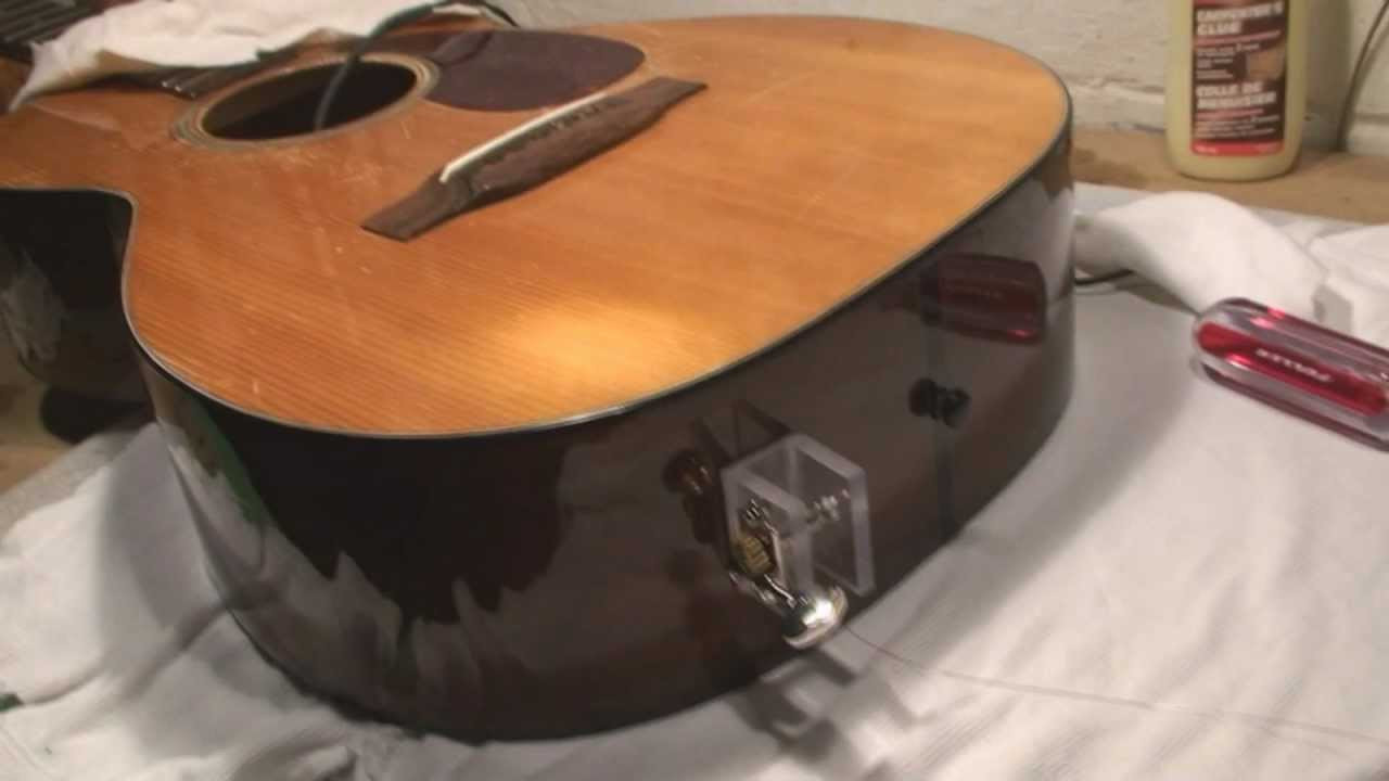 DIY Acoustic Guitar Crack Repair
 Martin 0 18 Guitar Side Crack Repair